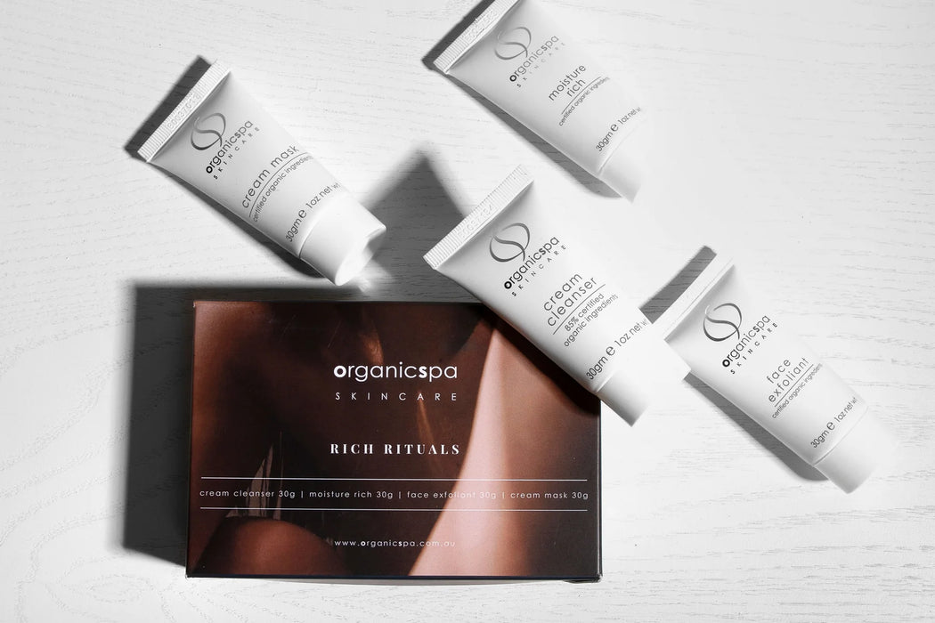 Rich Rituals Skincare Travelset: 100% Natuurlijk 74% Biologisch