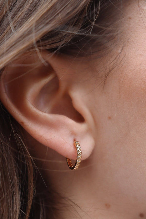 Chiara mini hoop earrings
